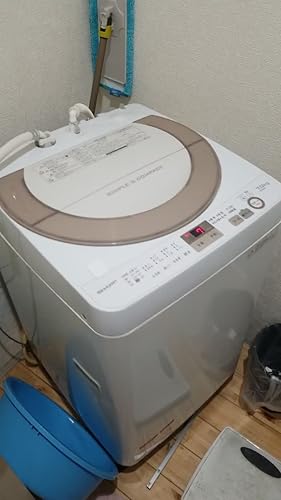 シャープ　全自動電気洗濯機　ES-GE5A-V 2017年製 文京区へ出張です！]シャープ 全自動電気洗濯機 ES-GE5A-V 2017